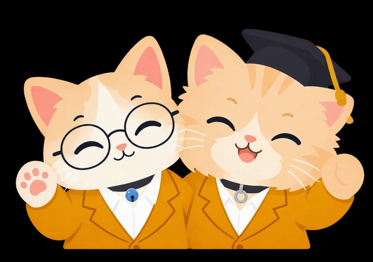Ririn dan Nyonyo, maskot kucing Helpin
