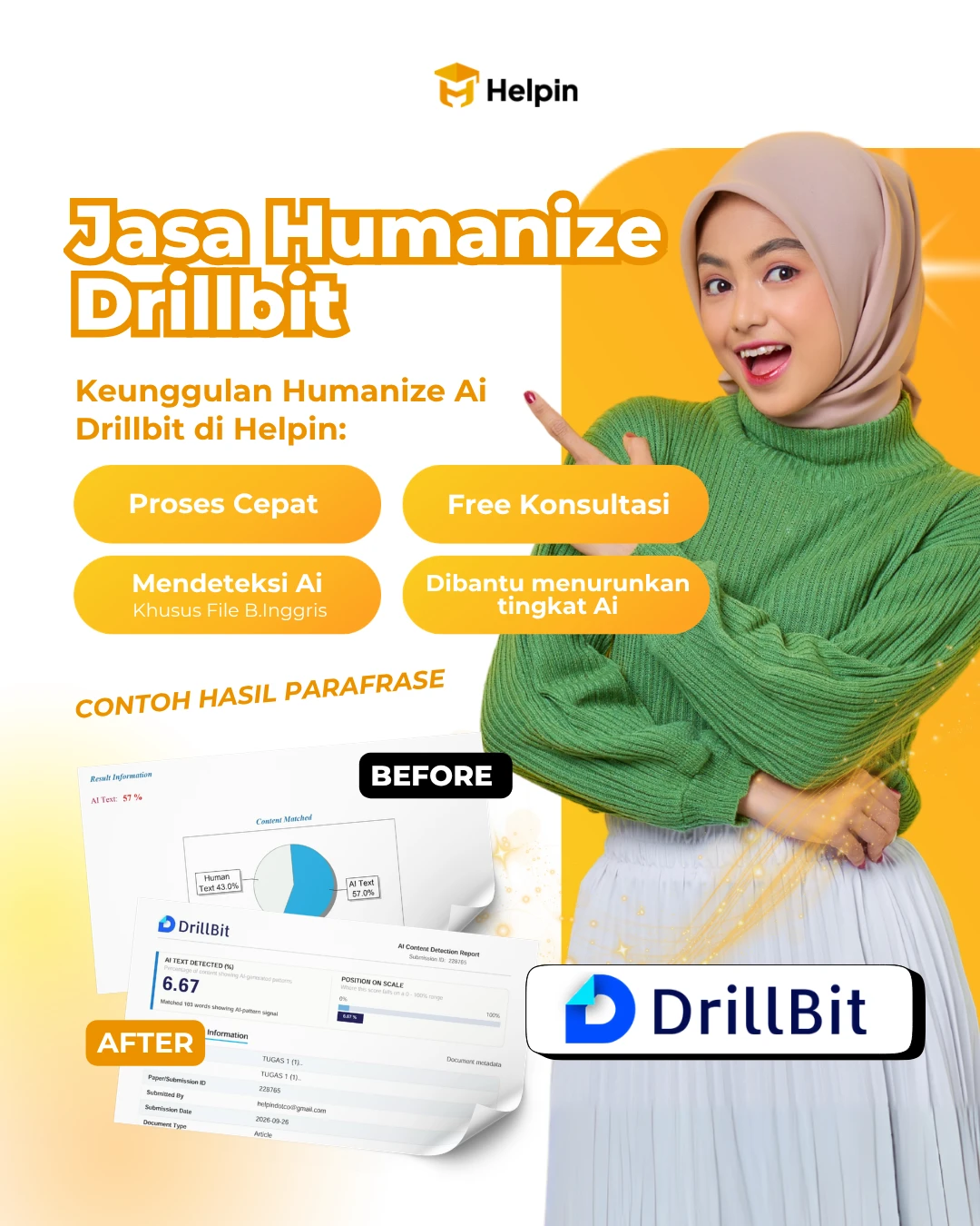 Poster Jasa Humanize Drillbit